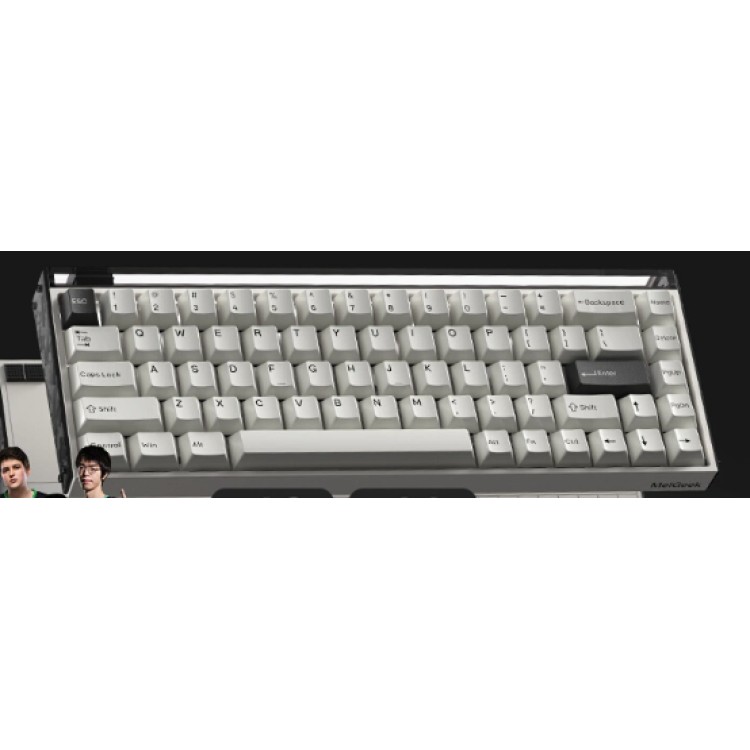 MelGeek Mojo68 Ultra - Aluminum Magnetic Axis Keyboard (Bumblebee Edition)